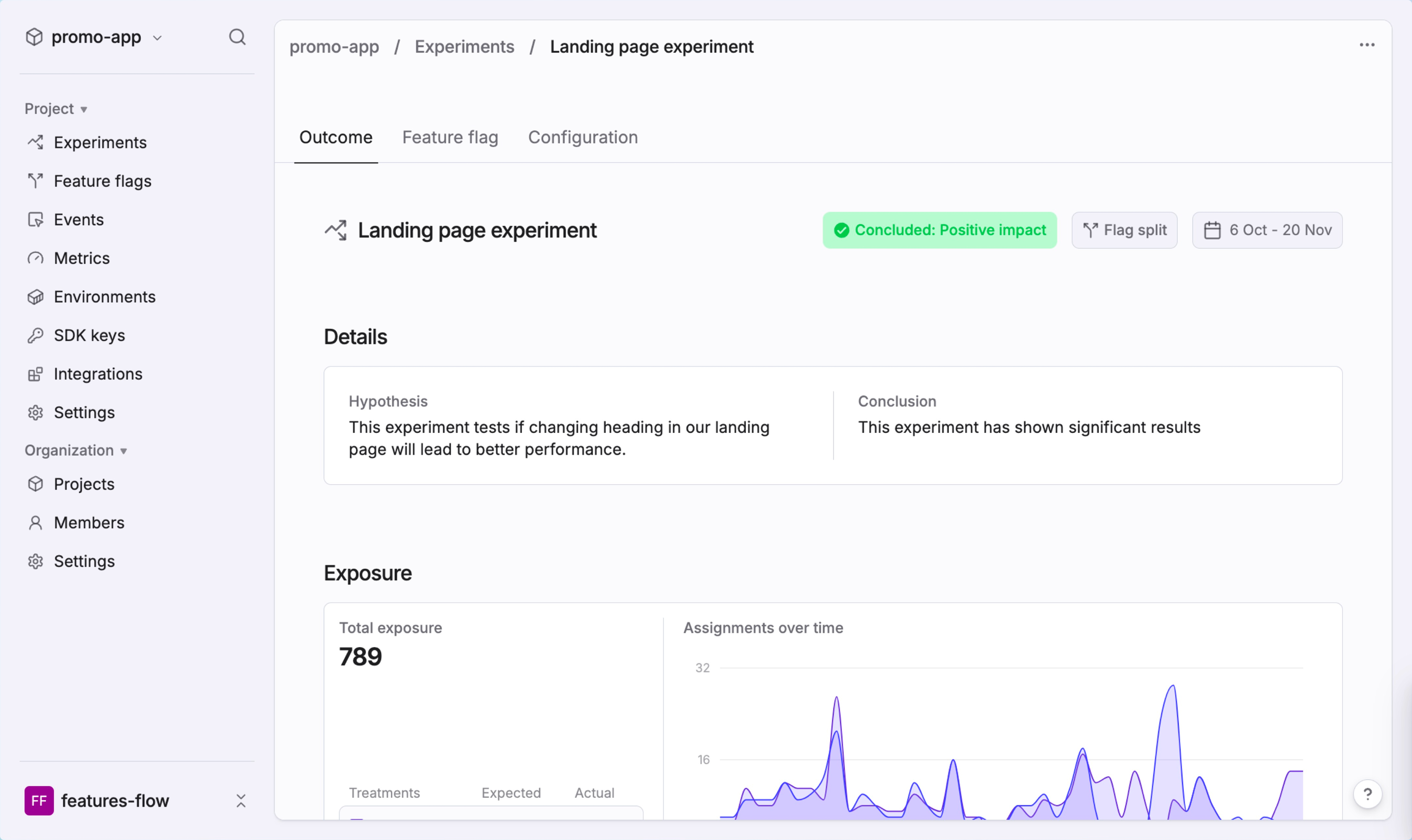 Experiment UI